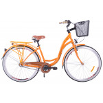 Mestský bicykel 28" Fuzlu Nevada oranžovo-matný 3s 17"